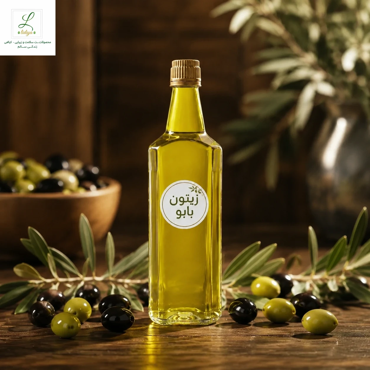 روغن زیتون بکر بابو با کیفیت عالی [ 500 گرمی ]