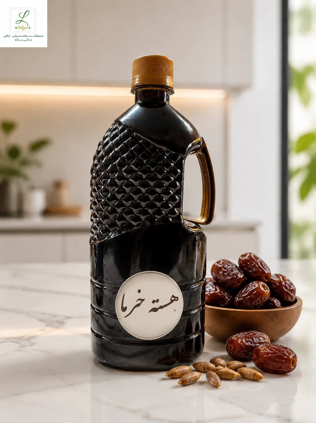 روغن هسته خرما با کیفیت عالی( یک لیتری )