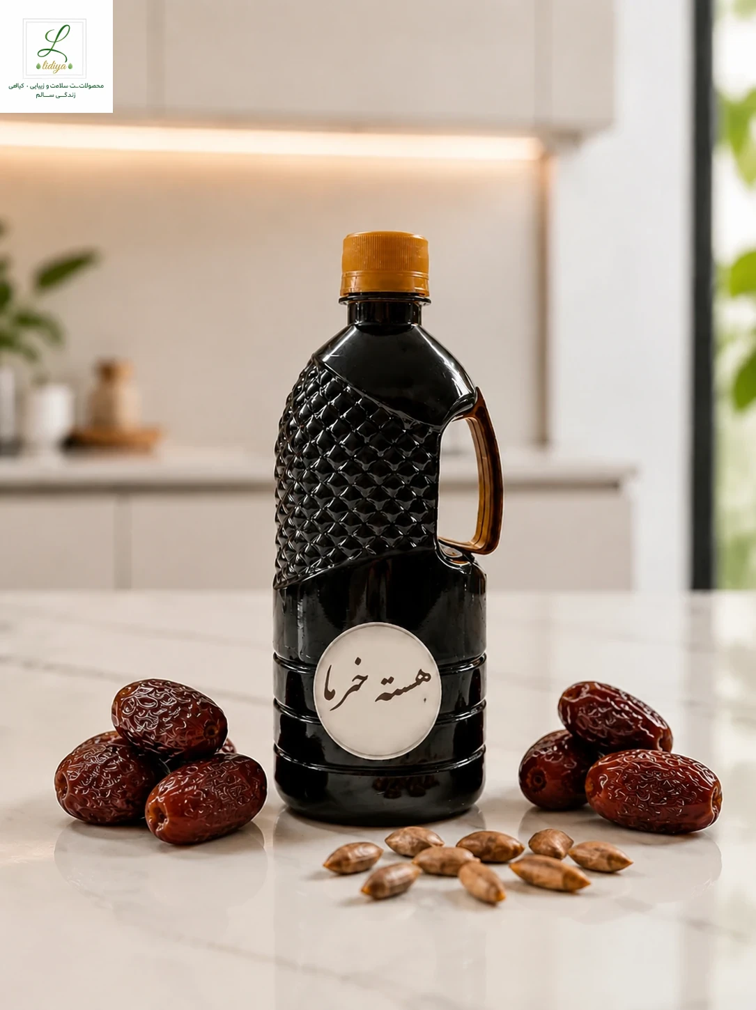 روغن هسته خرما با کیفیت عالی( نیم لیتری )